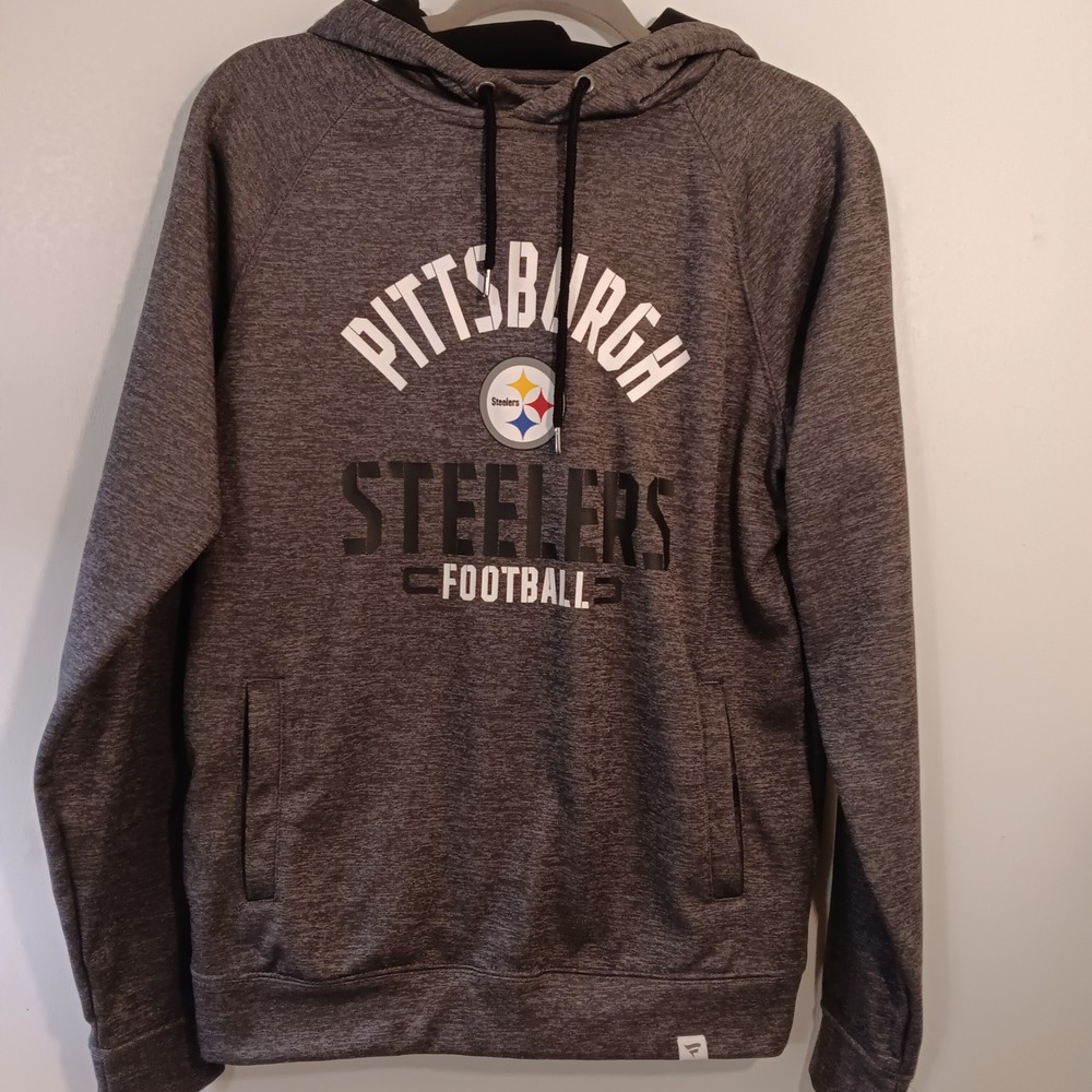 Pittsburgh Steelers NFL‎ Pro Line Fanatics Hoodie Gray Pullover